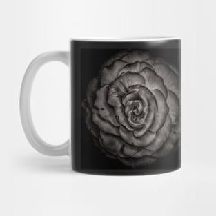 Backyard Flowers In Black And White No 85 Mug